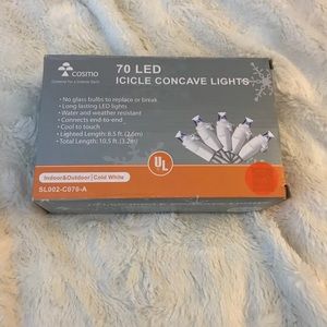70 LED Icicle concave lights ❄️ 💡